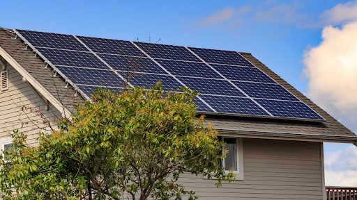 solar panels on uk home